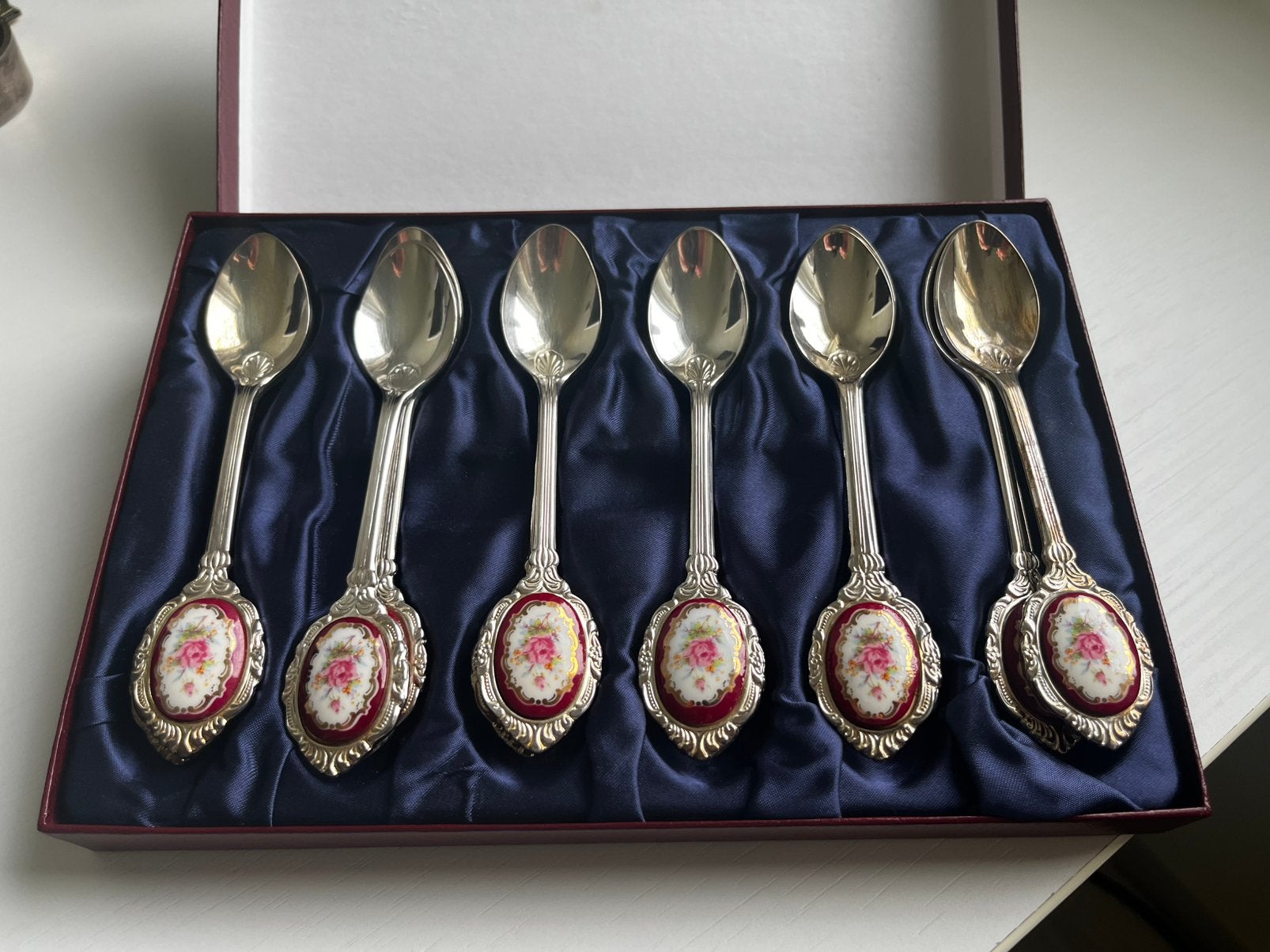 12 verzilverde theelepeltjes, Antiek en Kunst, Ophalen