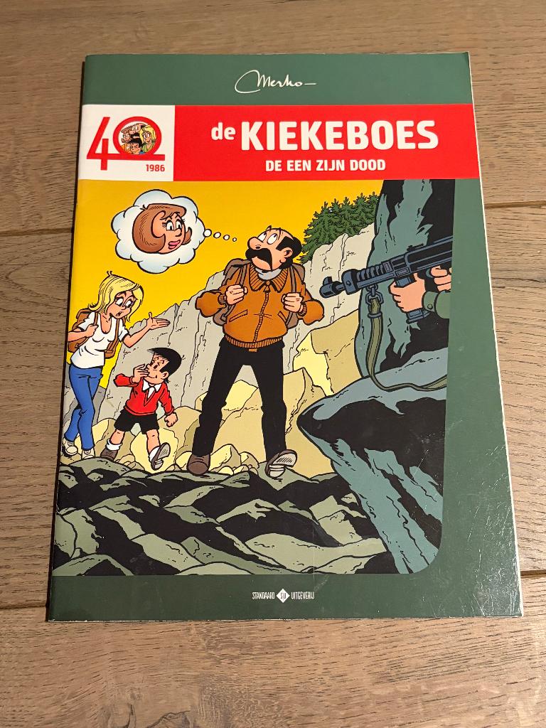 De Kiekeboes - De een zijn dood, Eén stripboek, Ophalen of Verzenden, Gelezen, Merho