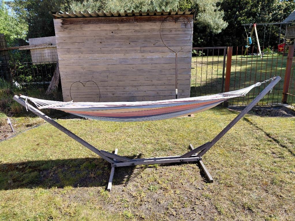 Hangmat, Tuin en Terras, Ophalen, Gebruikt, Met standaard, Eenpersoons