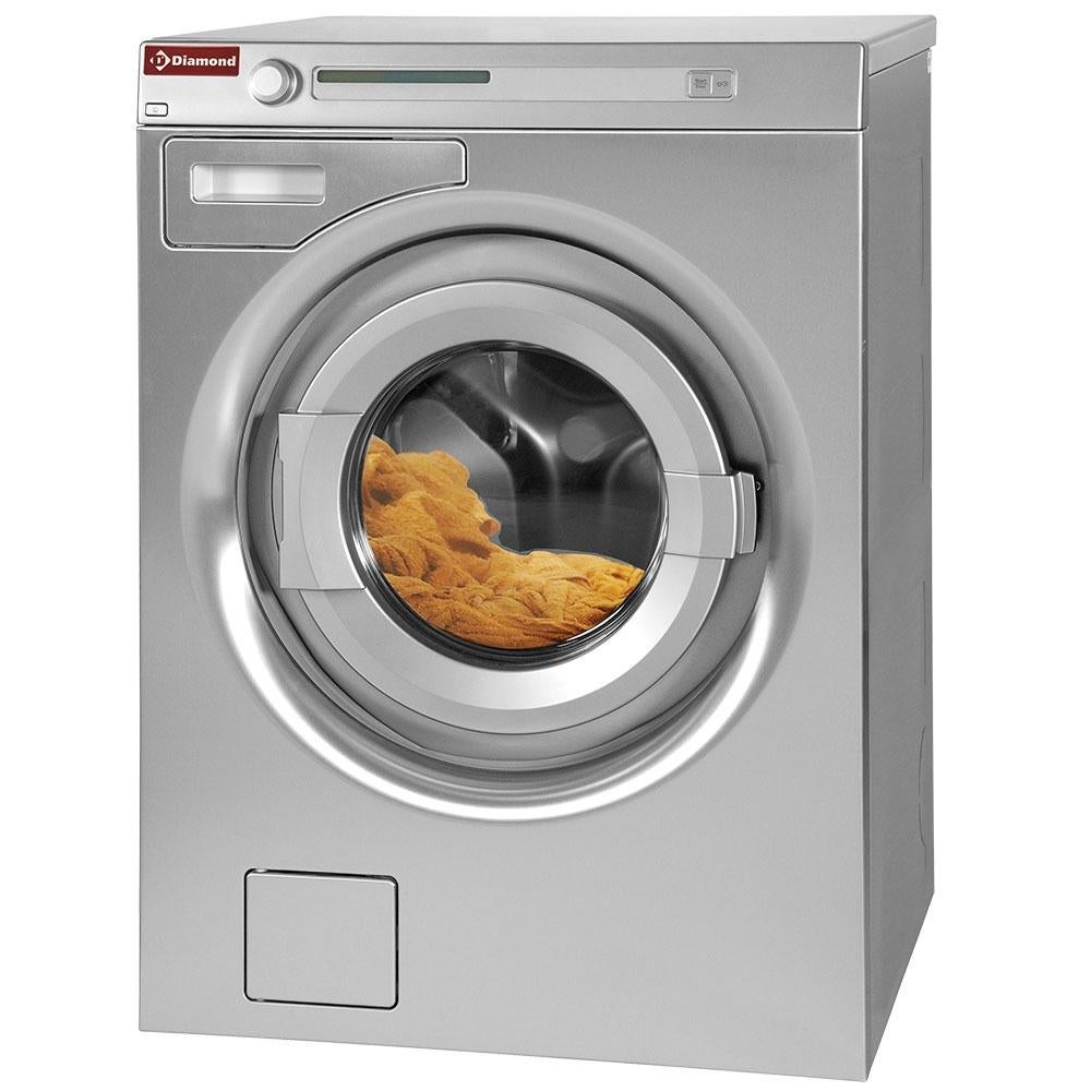 Lave-essoreuse "Inox-Titanium", avec pompe de décharge 8 Kg, Enlèvement ou Envoi
