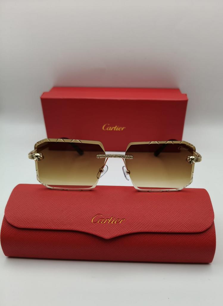 Cartier zonnebril met verpakking, Handtassen en Accessoires, Zonnebrillen en Brillen | Heren, Ophalen of Verzenden, Nieuw, Zonnebril