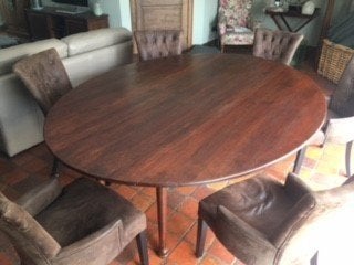 tafel,landelijke stijl, Enlèvement, Comme neuf, Chêne