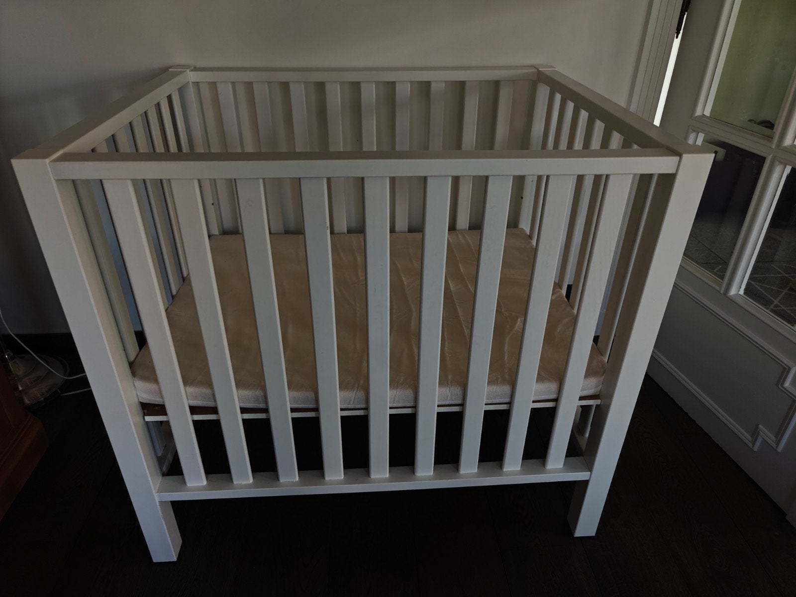 Park baby mét matras - goede staat!, Ophalen, Zo goed als nieuw, Vierkant, In hoogte verstelbaar
