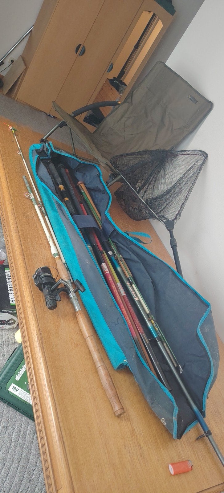 fishing set, Ophalen of Verzenden, Gebruikt, Complete set