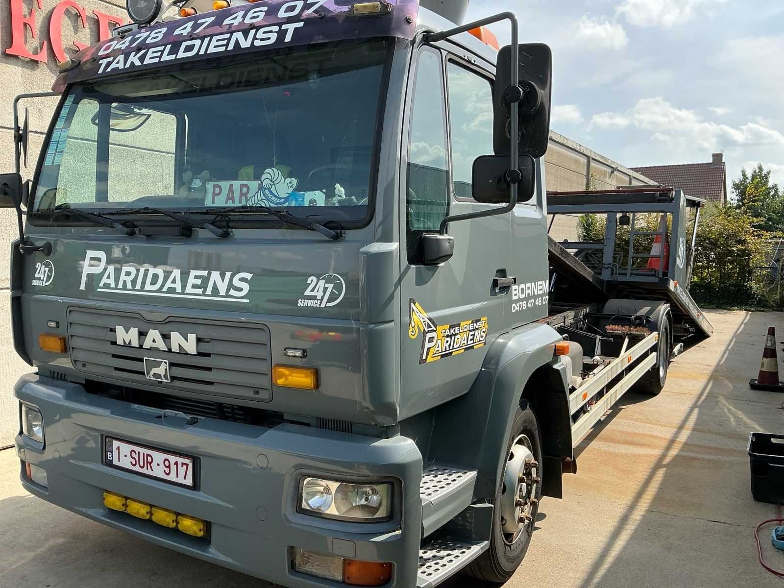 Dépanneuse MAN L14LC Falcom 2001, Autos, Achat, Entreprise, Autres carburants, MAN
