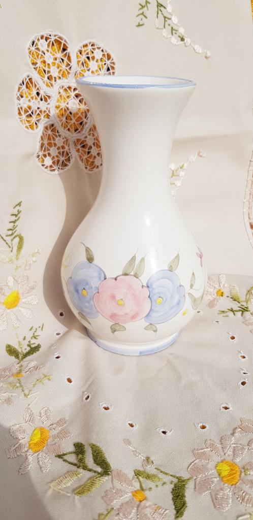 Vase vintage à fleurs fait main🌹( Fabrication française), Antiquités & Art