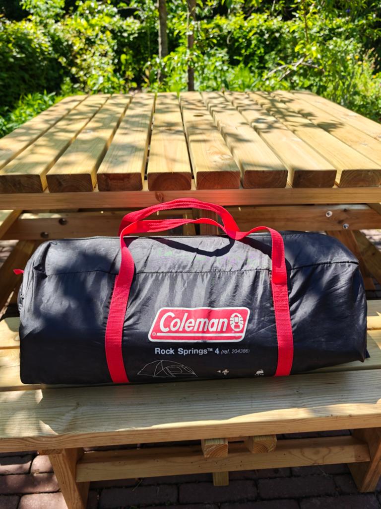 Tent Coleman Springs 4, Caravans en Kamperen, Ophalen, Gebruikt