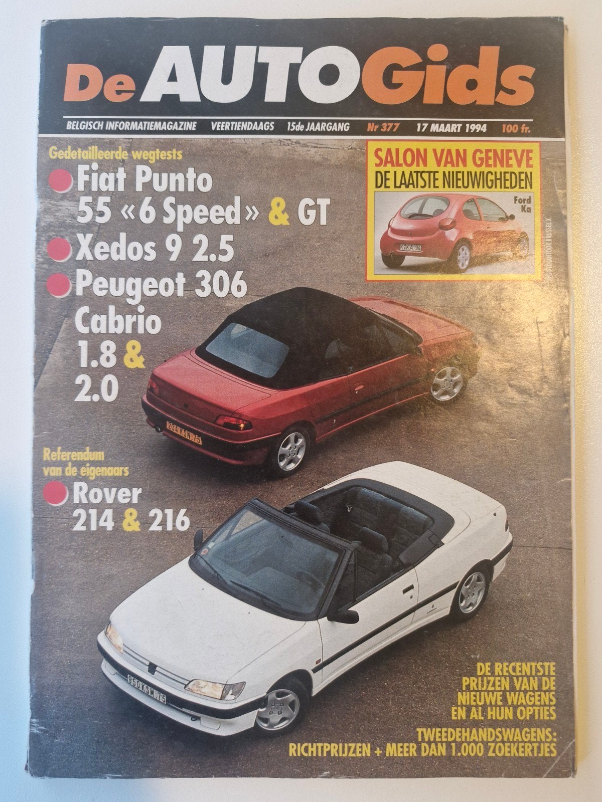 Autogids 377, Livres, Autos | Brochures & Magazines, Enlèvement ou Envoi