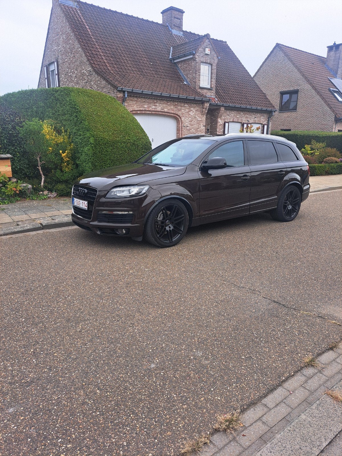 Audi q7 3x s-line lichte vracht, Autos, Cuir, Achat, Noir, Ordinateur de bord