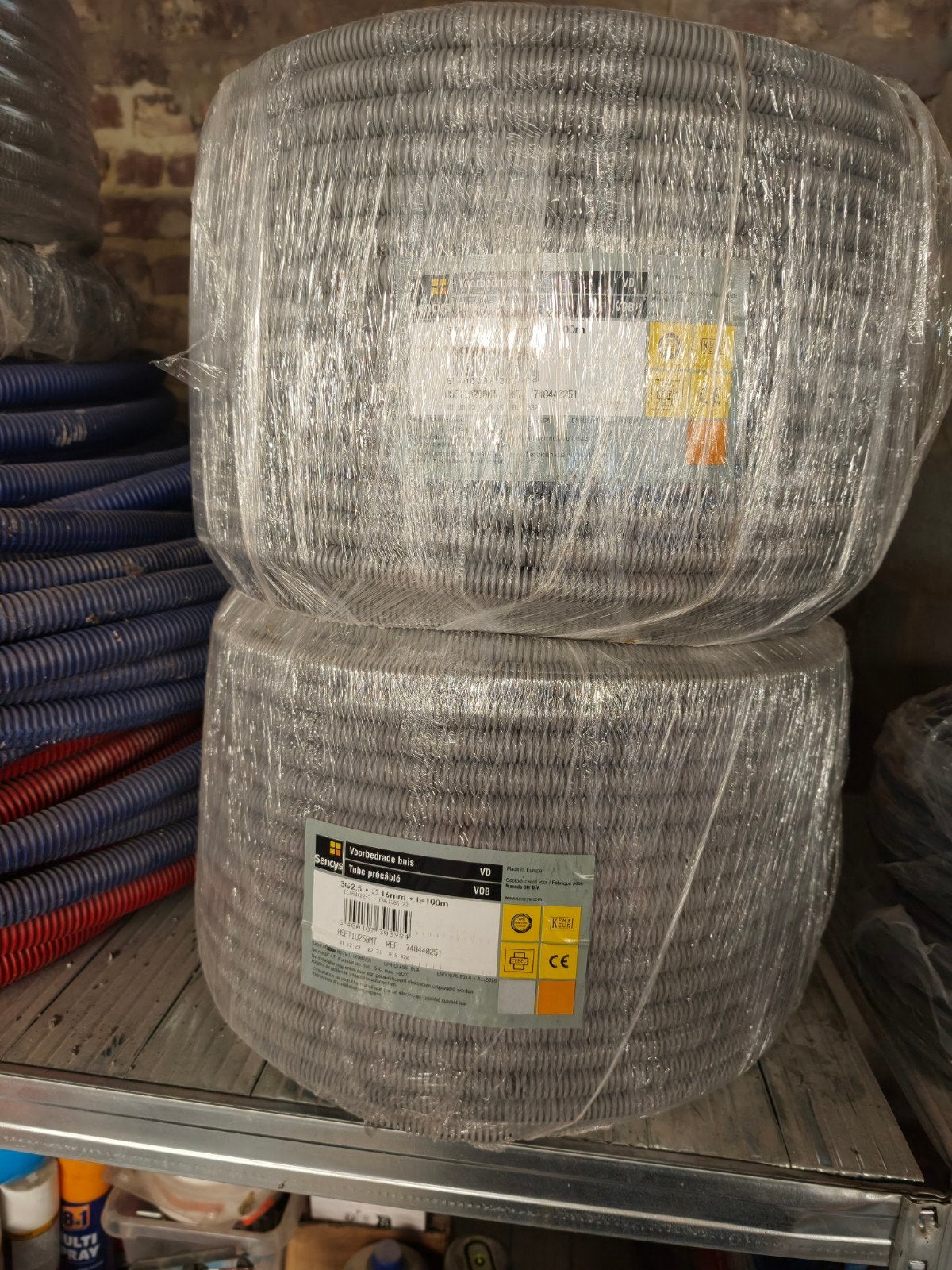 rouleau câble électrique 2.5mm annelé et xvb, Enlèvement