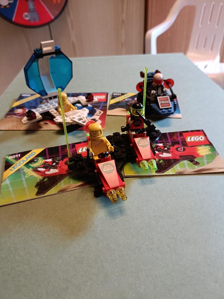 Lego ruimte nrs.6850-6831-6811, Enlèvement ou Envoi, Utilisé, Ensemble complet, Lego