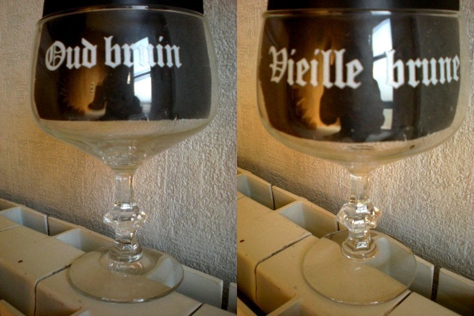 OUD BRUIN - VIEILLE BRUNE  (Anglo Belge), Collections, Enlèvement ou Envoi, Comme neuf, Verre ou Verres