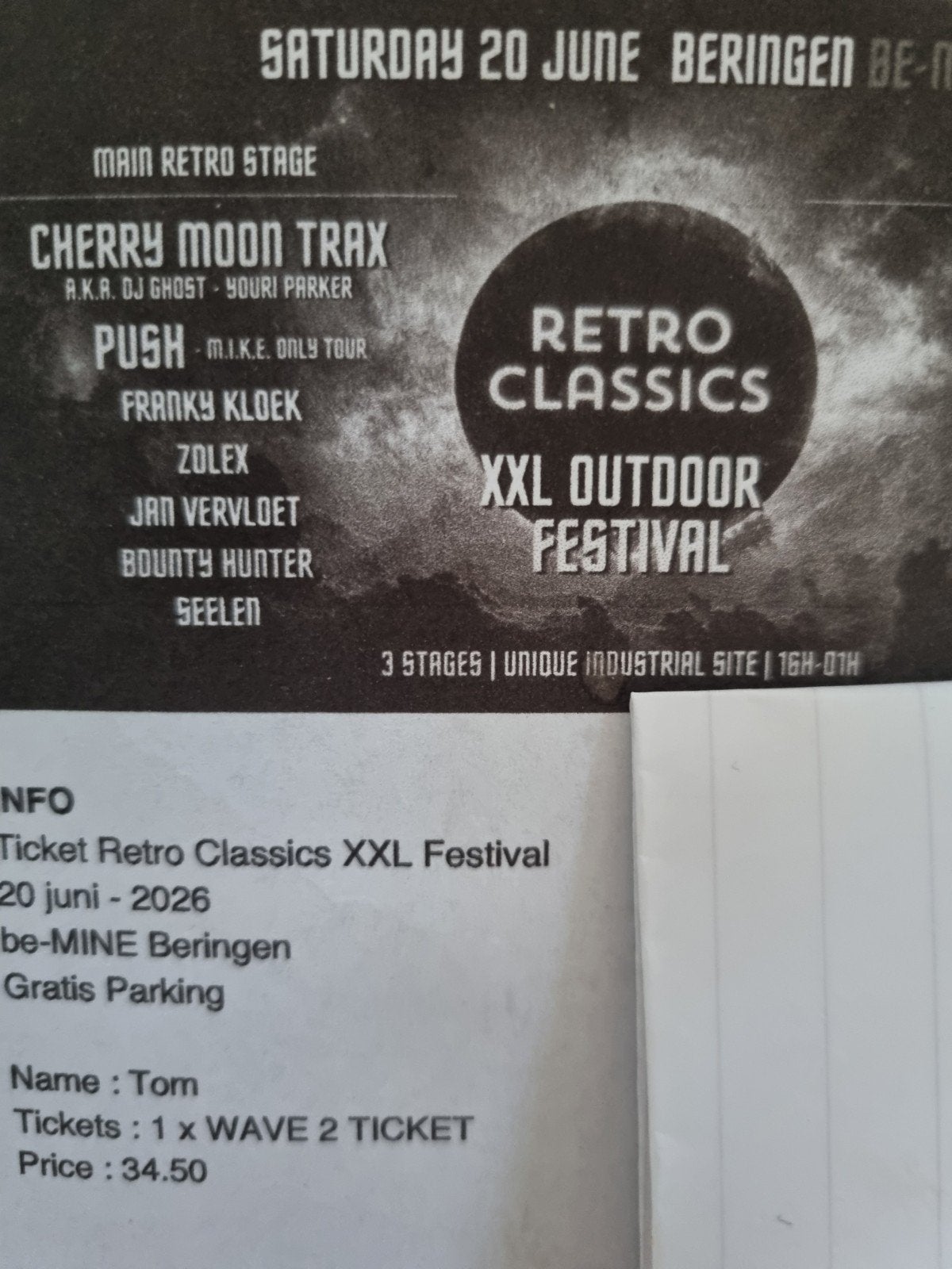 Festival en plein air XXL de Retro Classics. Chez Be-mine Be