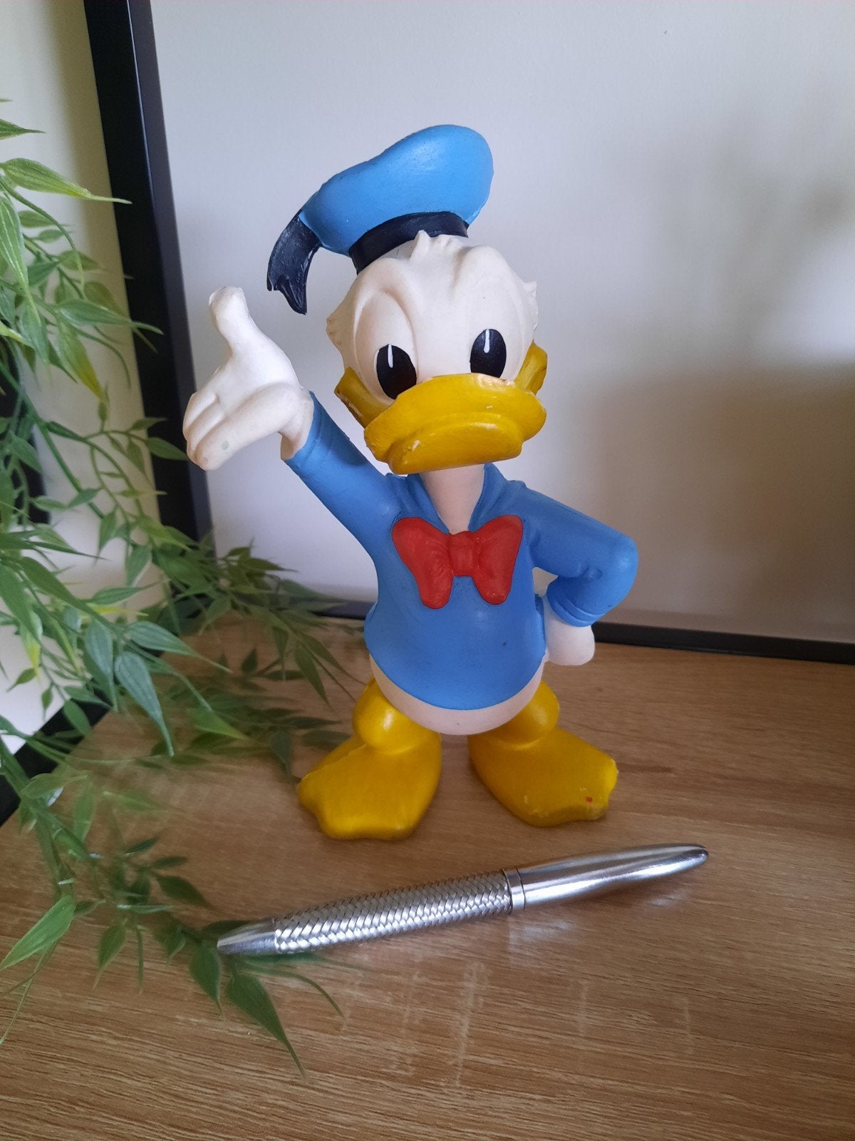 Vintage Donald Duck met pieper., Ophalen of Verzenden, Donald Duck