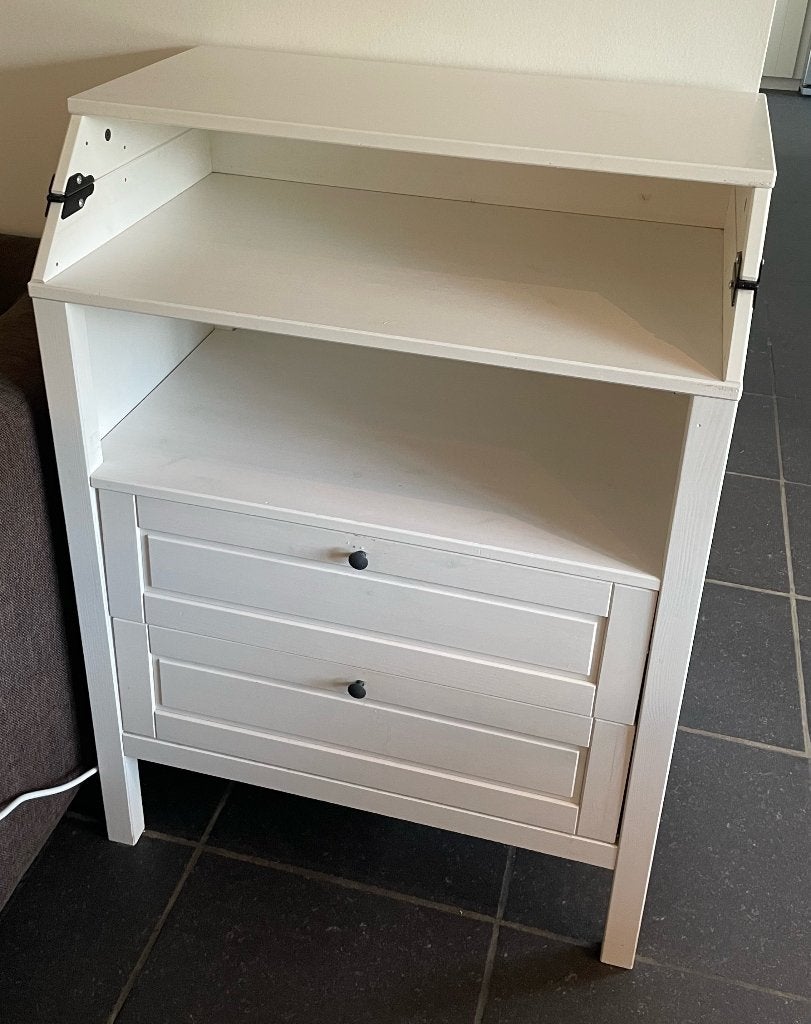 Wit houten baby verzorgingstafel 78x99x50cm, Ophalen, Gebruikt, Overige typen, Overige merken