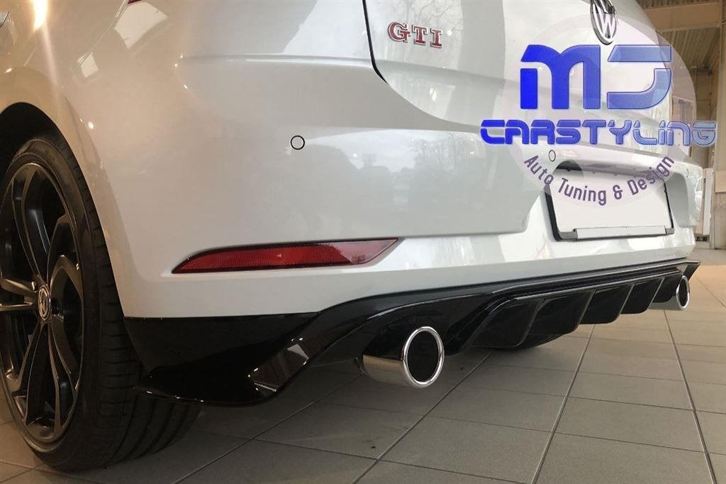 VW Golf 7 Facelift – Achterbumper diffuser [TCR Look], Ophalen of Verzenden