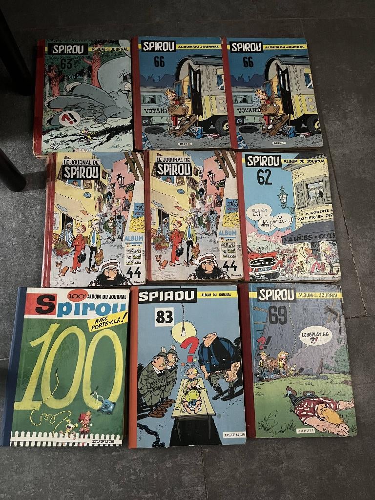 ALBUMS SPIROU, Plusieurs BD, Enlèvement