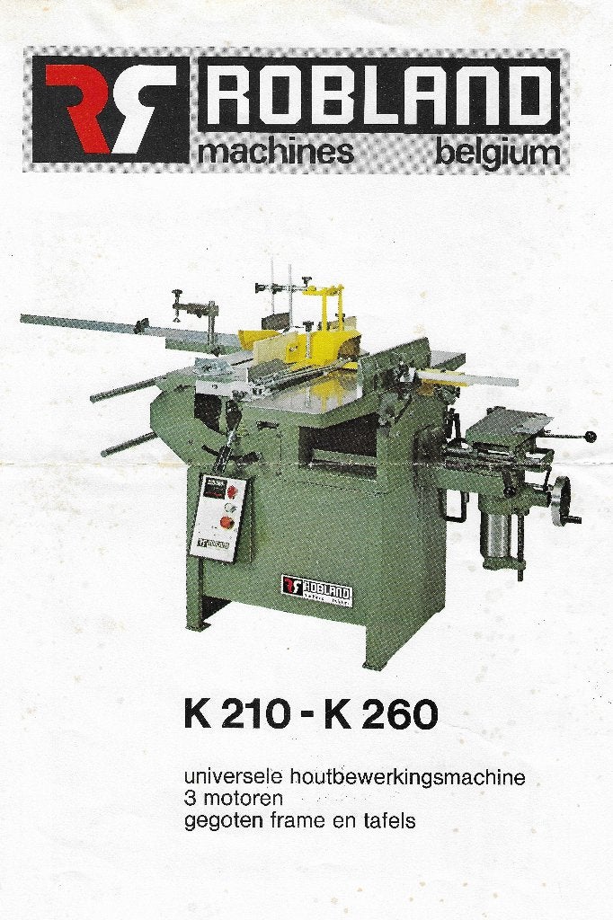 ROBLAND houtcombiné 220 V - incl. stofafzuiging, Ophalen