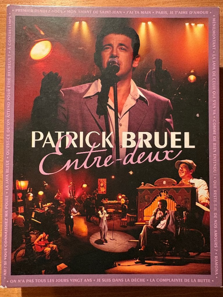coffret collector box Patrick Bruel Entre deux, Enlèvement ou Envoi, Tous les âges, Français, Comprend un boîtier