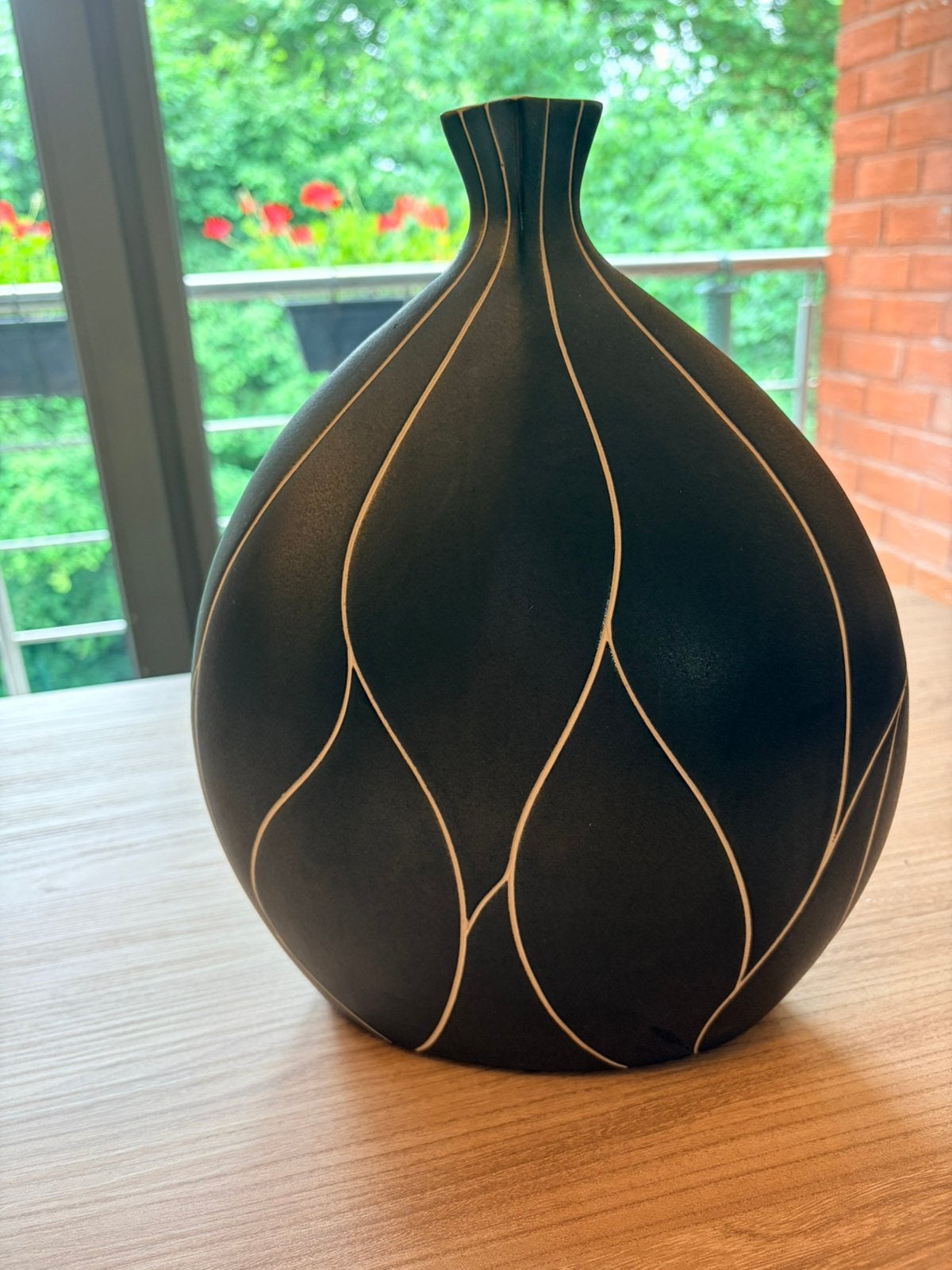 Vase gris, Maison & Meubles, Accessoires pour la Maison | Vases, Enlèvement, Comme neuf, Gris