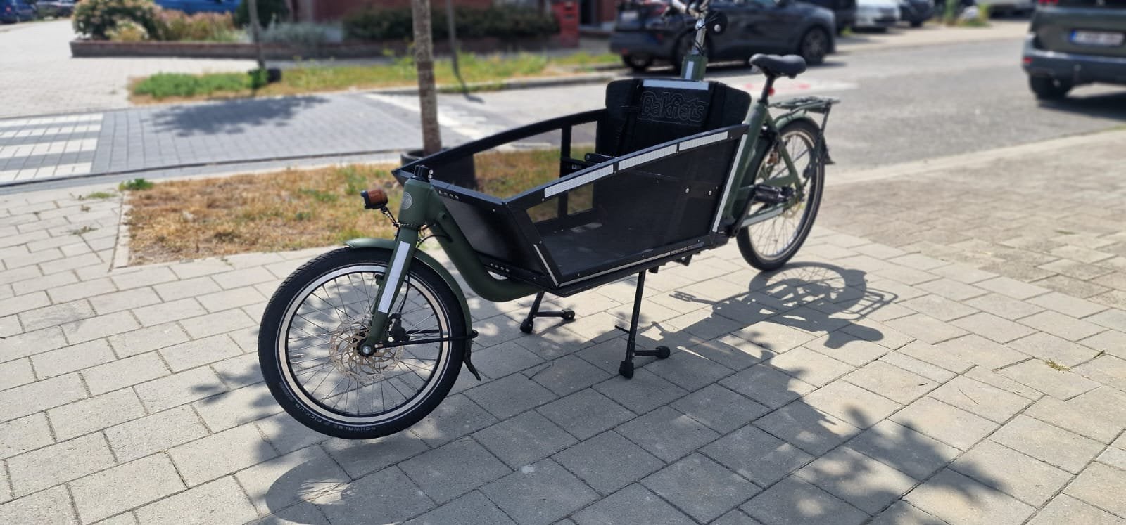 Mooie elektriche bakfiets te koop, Ophalen, Zo goed als nieuw