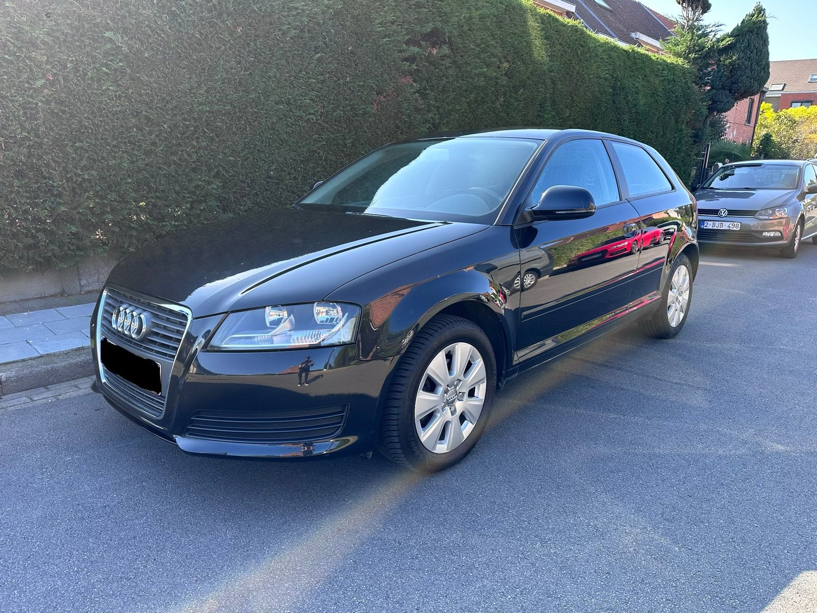 Audi A3 1.4TFSI airco/cruise control, Auto's, Zwart, 4 cilinders, Zwart, Leder