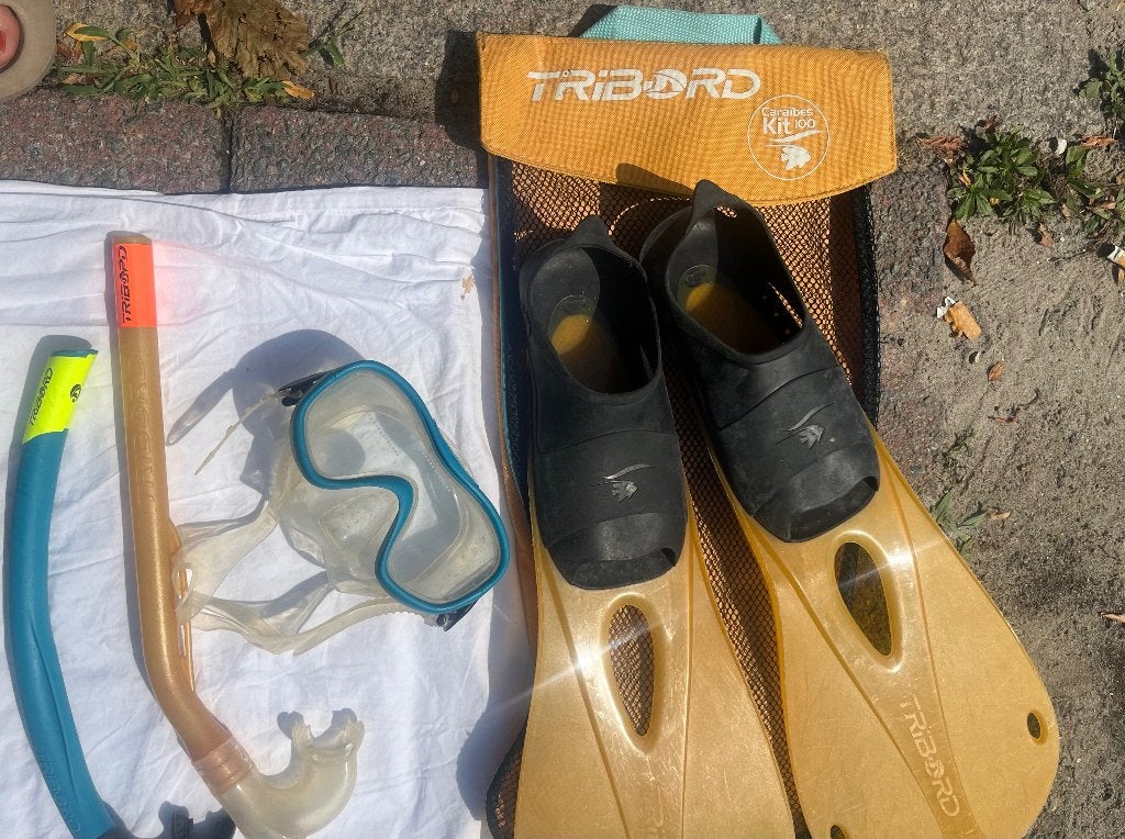 Snorkelen, Watersport en Boten, Snorkelen, Ophalen, Gebruikt, Snorkel