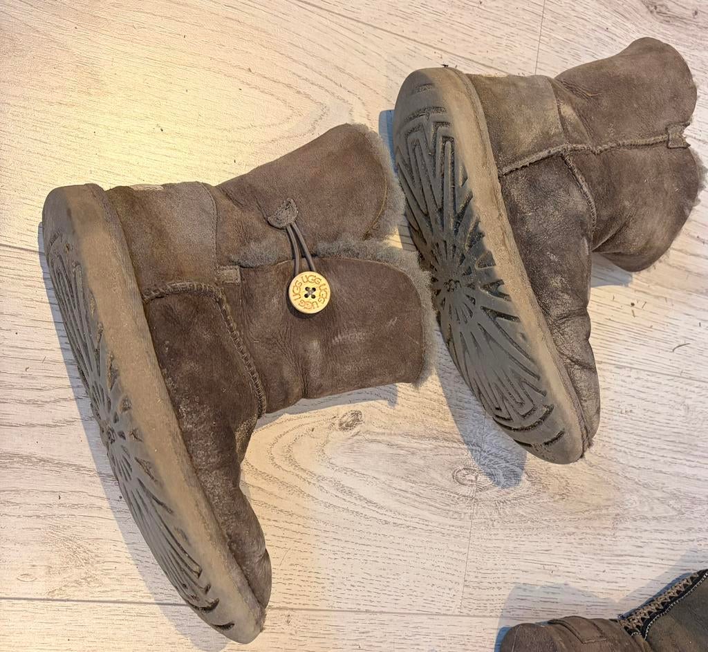 Uggs, Kleding | Dames, Schoenen, Verzenden, Lage of Enkellaarzen, Grijs, Gedragen