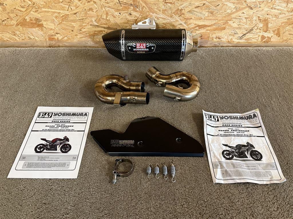 Yoshimura R-77 R77 uitlaat demper Honda CBR1000RR 2008-2011, Motoren, Verzenden, Gebruikt