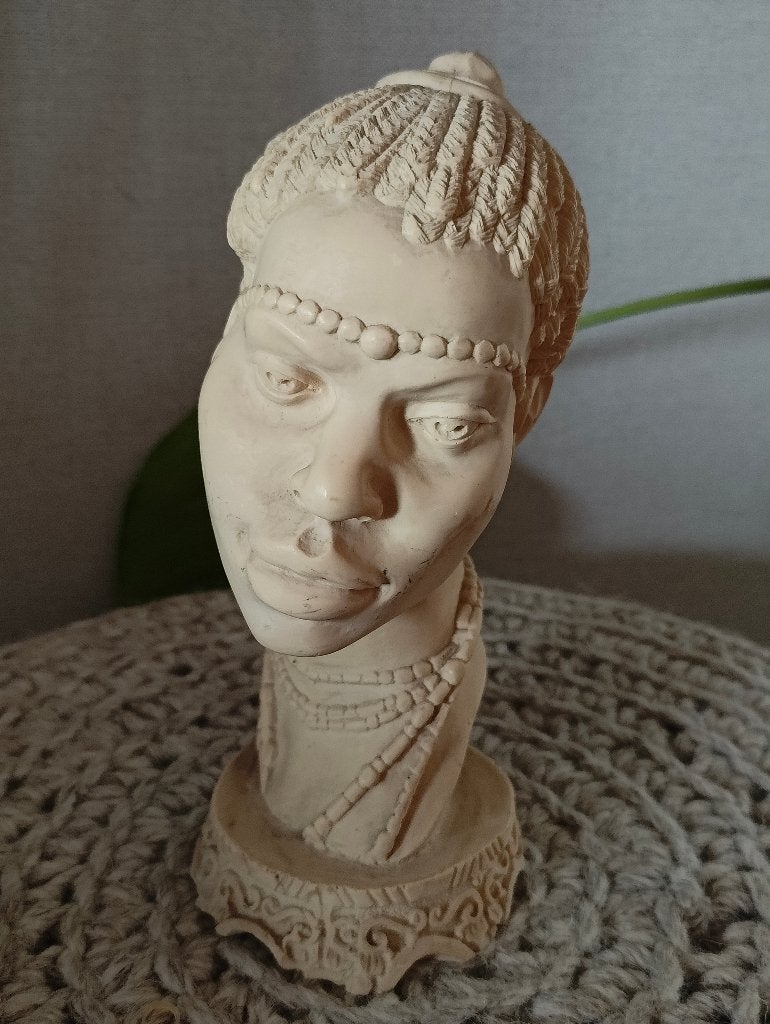 Buste / hoofd Afrikaanse man (2), Ophalen of Verzenden, Buste, Man