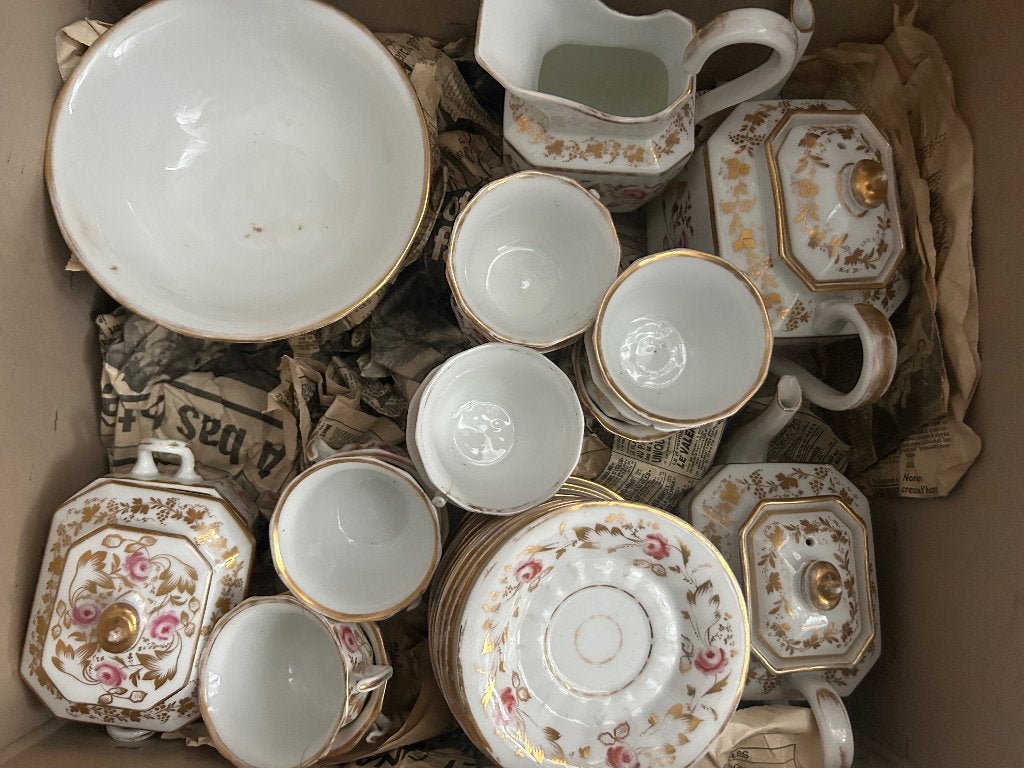 Magnifique ensemble de tasse et de théière, Antiquités & Art, Enlèvement