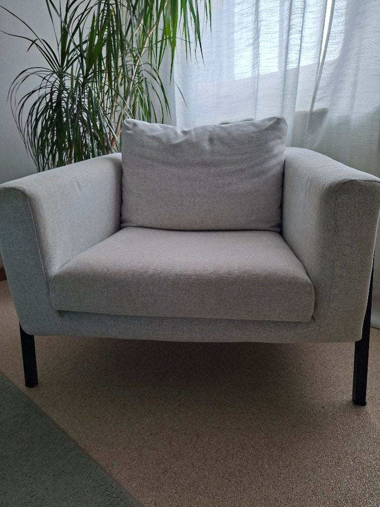 Fauteuil Ikea, Huis en Inrichting, Ophalen, 75 tot 100 cm, Zo goed als nieuw, Stof