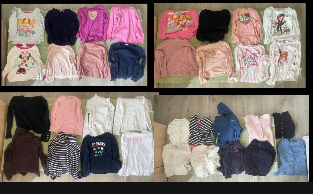 Vêtements fille 3 ans lot de 120 pièces, Enlèvement, Fille