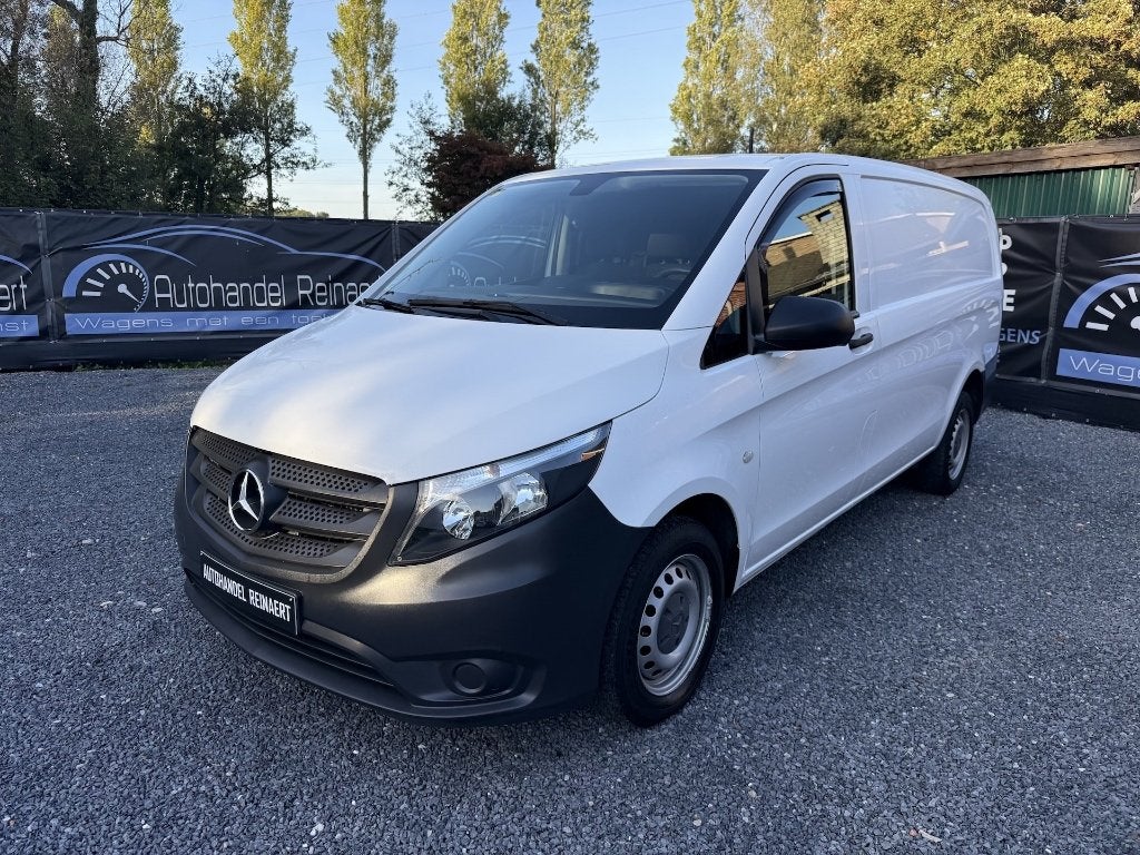 Mercedes Vito 109 CDI, 2018, 51.000km, 3-Zit, Parkeersensor, Auto's, Dealer onderhouden, Stof, 4 cilinders, 65 kW