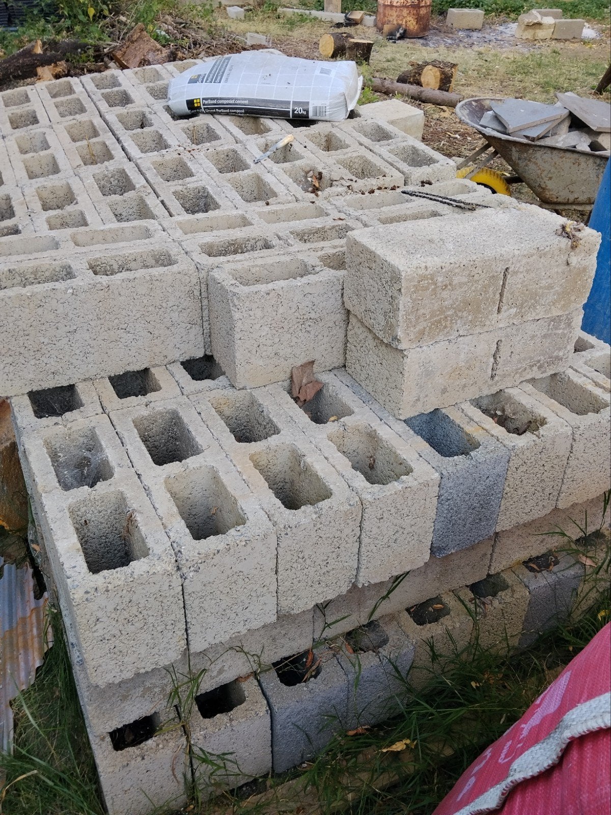 Blocs de béton et sable, Enlèvement ou Envoi, Béton