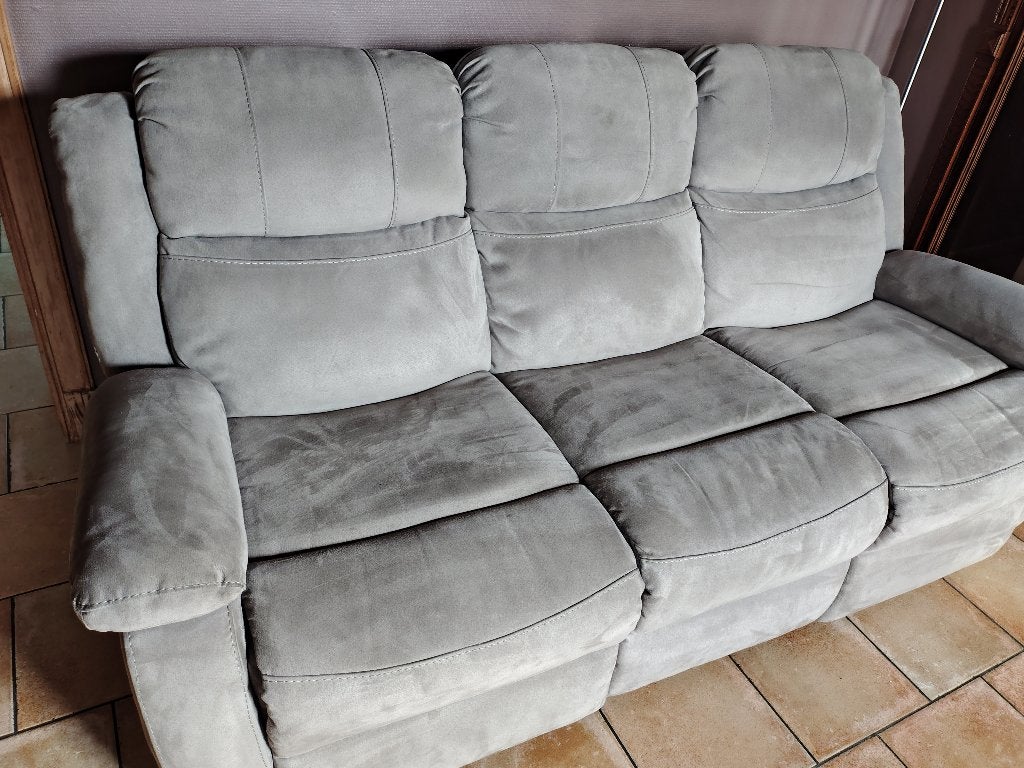 Canapé 3 places, Ophalen, Driepersoons, 75 tot 100 cm, Zo goed als nieuw