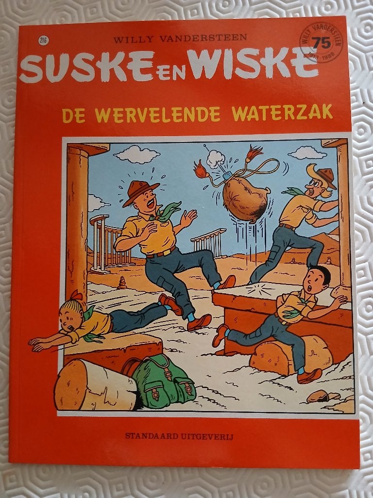 Suske en Wiske De wervelende waterzak  Reclame Scouting, Willy Vandersteen, Eén stripboek, Nieuw, Ophalen of Verzenden
