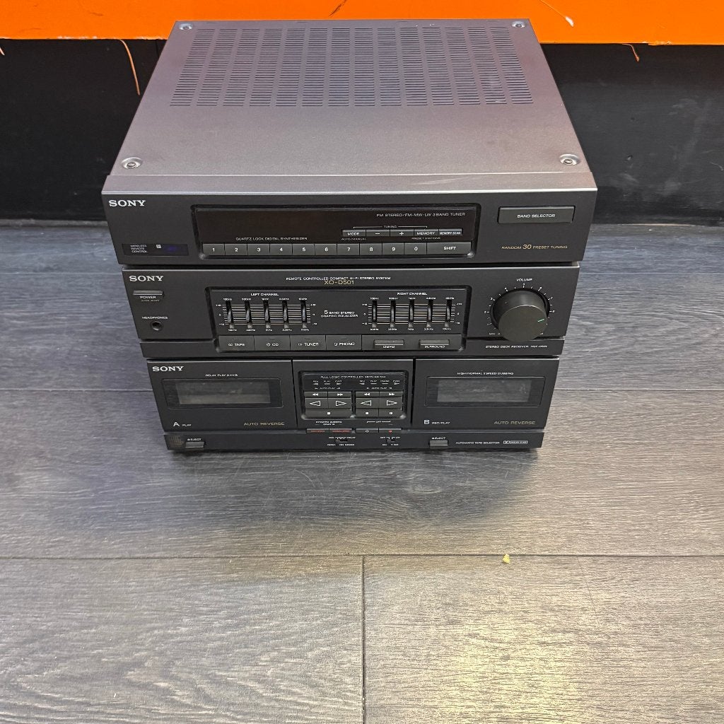 Sony HST-D501 Stereo Deck Receiver | In goede staat, Ophalen of Verzenden, Zo goed als nieuw, Sony, Minder dan 60 watt