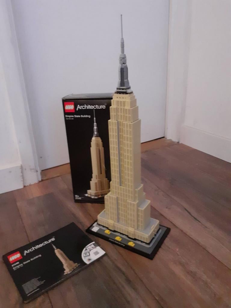 Lego empire state building, Ophalen, Inclusief doos, Lego
