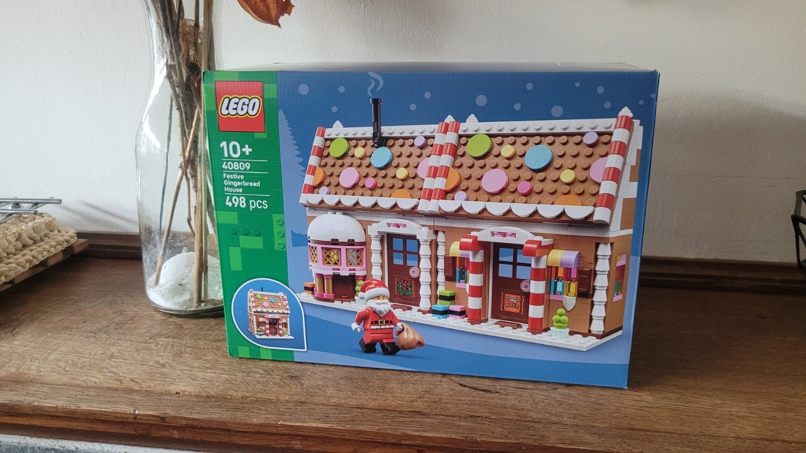 Lego 40809 Festive Gingerbread House, Kinderen en Baby's, Overige thema's, Lego, Nieuw, Ophalen of Verzenden