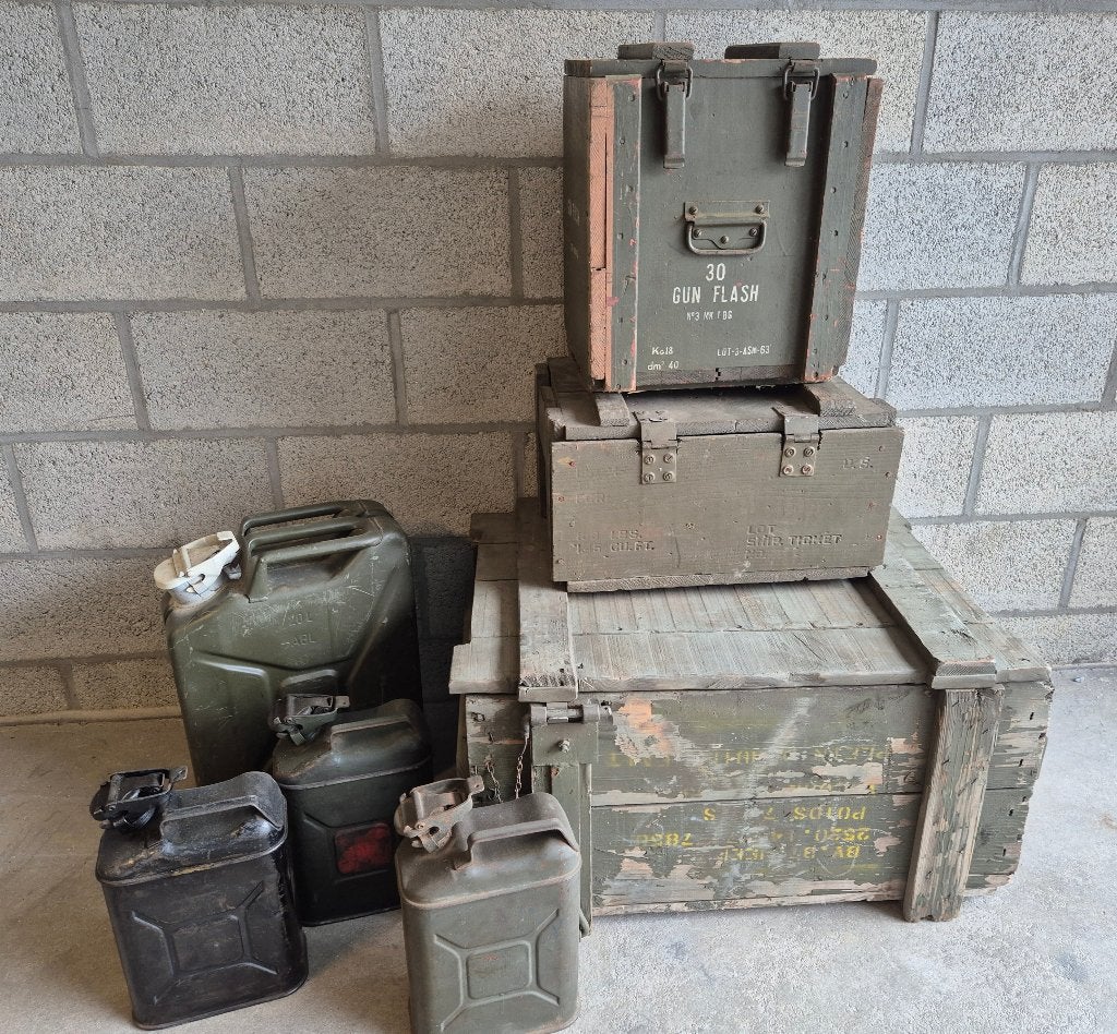 Lot militaria, Ophalen
