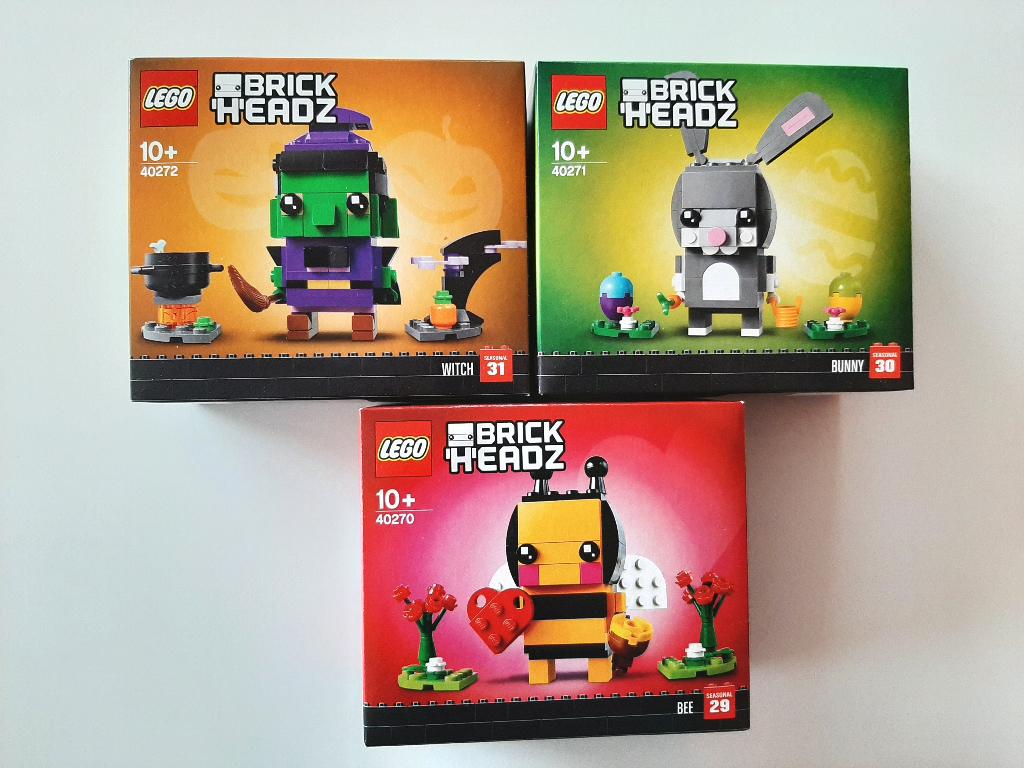 Lego Brickheadz 40270 + 40271 + 40272, BrickHeadz, Lego, Nieuw, Ophalen of Verzenden