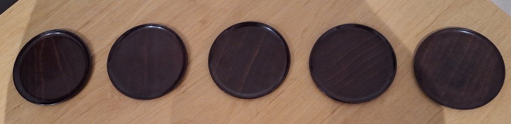 Set van 5 vintage onderzetters, merk Gerling Sol-Ohligs, Ophalen of Verzenden