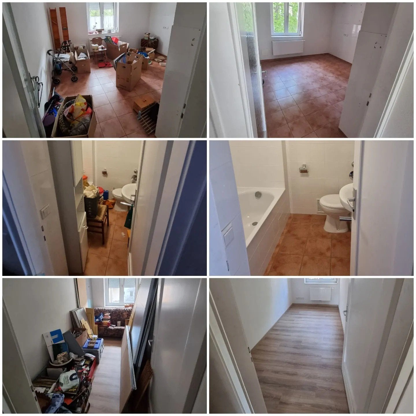 Vide maison , débarras, Ophalen