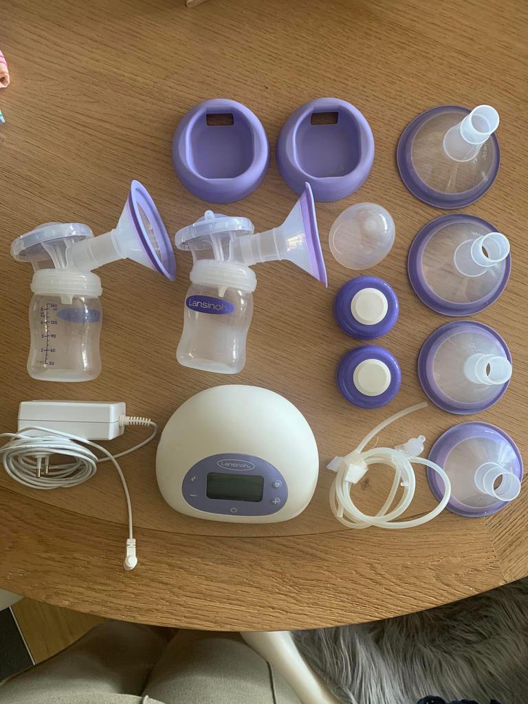 Lansinoh dubbele elektrische borstkolf, Enfants & Bébés, Aliments pour bébé & Accessoires, Comme neuf, Tire-lait, Enlèvement