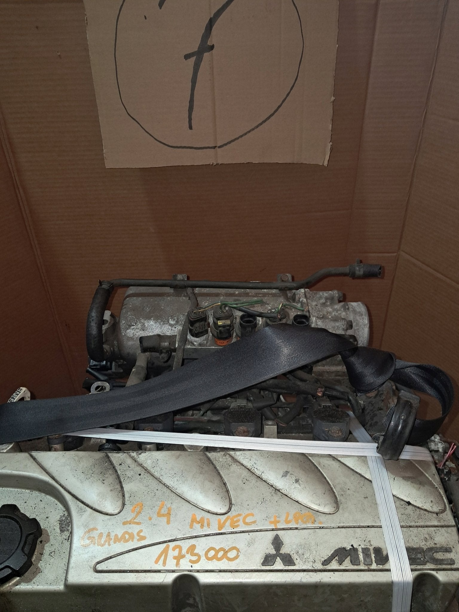 Moteur 4G69 Complet ECLIPSE GALANT GRANDIS OUTLANDER, Envoi, Utilisé, Daihatsu