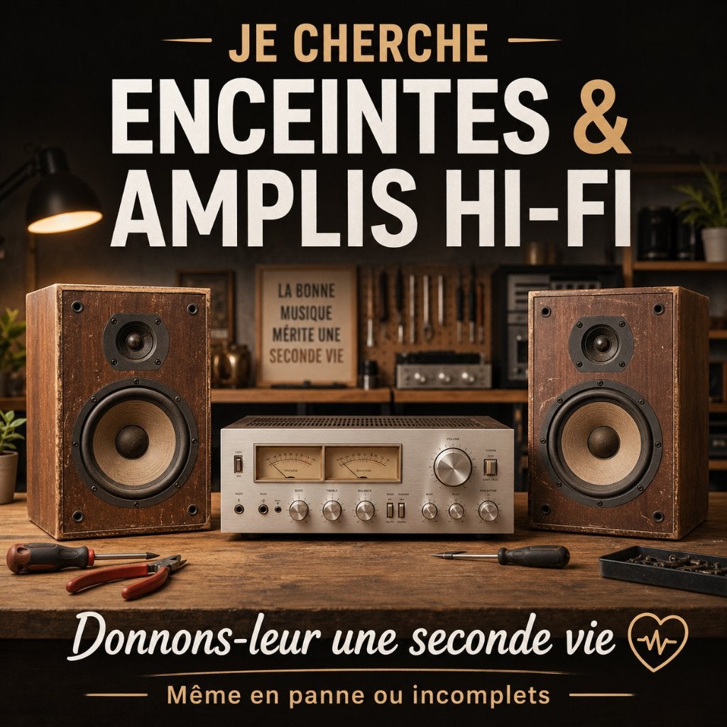 Ancien Ampli et Enceintes :-), Enlèvement