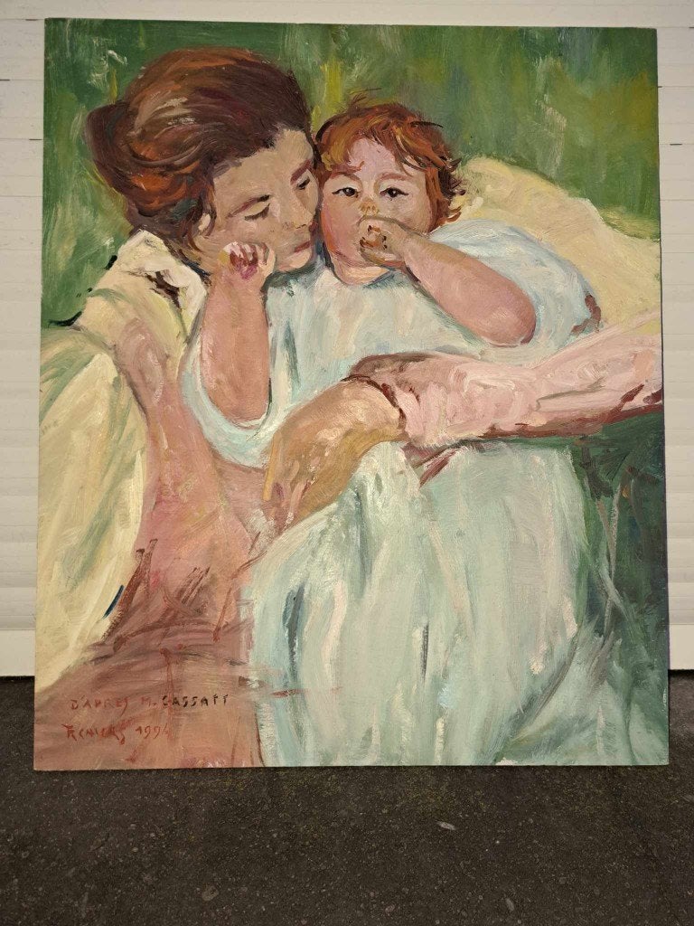 Huile sur panneau Signe tony reniers, Ophalen of Verzenden