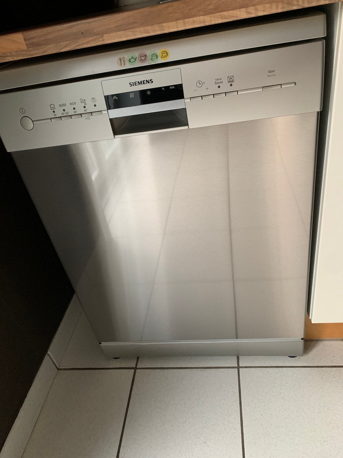 Vrijstaande vaatwasmachine Siemens… werkt perfect!, Elektronische apparatuur, Ophalen, Gebruikt, Vrijstaand, Eco programma