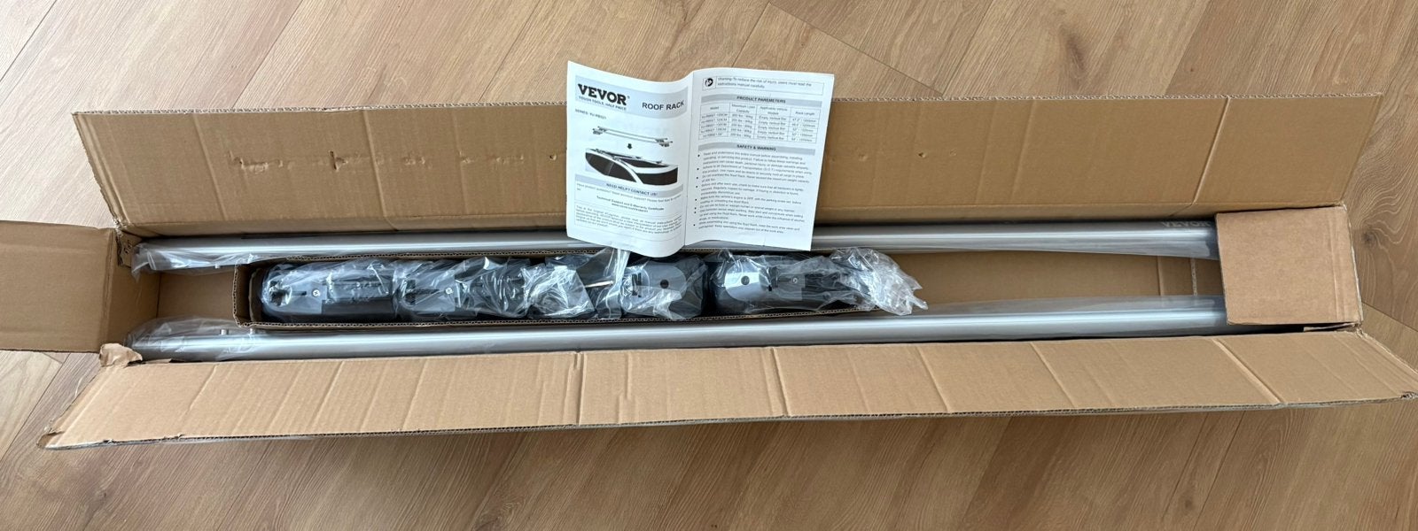 VEVOR Universele Alu Dakdragers voor open dakrails, Ophalen, Nieuw